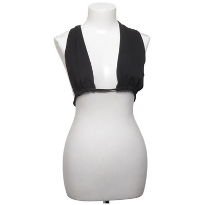 Shein, Neckholder Top, Größe: 38, Schwarz, Polyester, Einfarbig, Damen #mgR