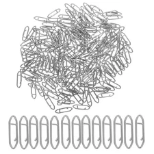 200 Pcs Fishing Lure Swivel Pin Split Rings High Strength Snap Swivels