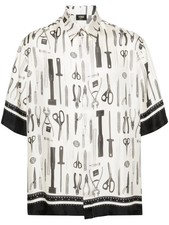 Fendi FENDI TOOLS Silk Twill Shirt. 39/15.5/M