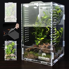 Acrylic Reptile Terrarium, Insect Enclosure for Jumping Spider, Praying Mantis