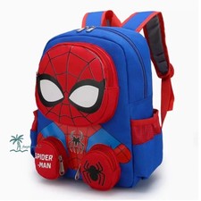 NEW Spiderman School Bag Backpack Rucksacks Children Travel Back To School