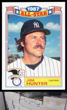 1988 Topps #11 Jim Hunter Glossy All-Stars - JL