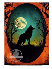 Werewolf Moon | A4 Rice Paper | Paper for Decoupage | Decoupage Central