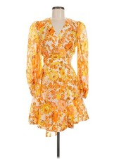 Zimmermann Women Orange Cocktail Dress 8