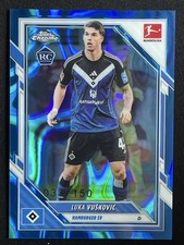 Luka Vuskovic 2025-26 Topps Chrome Bundesliga Blue Lava Base RC 037/150 #35