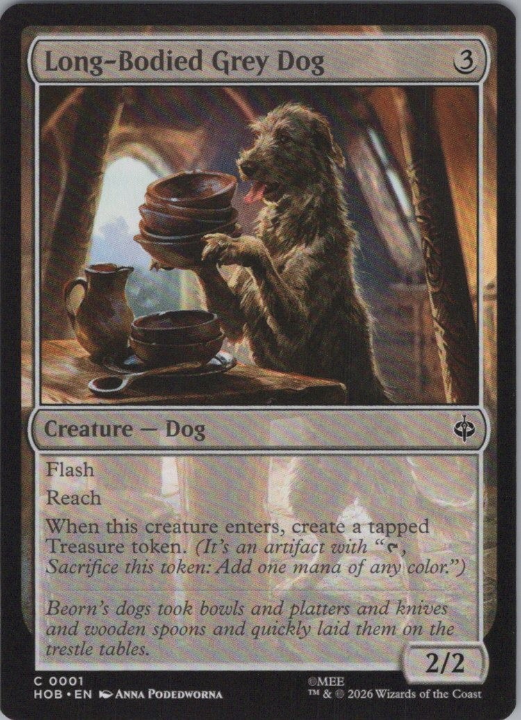 Long-Bodied Grey Dog The Hobbit #1 Common
