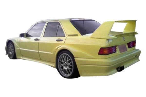 For Mercedes-Benz 190E 90-93 Side Skirt Rocker Panels Evo 2 Style Fiberglass Foto 4 de 4