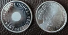 🔥🔥Lot Of (2) - 1/2 Troy Ounce Fine Silver Rounds - 1oz.  .999 Fine Silver🔥🔥