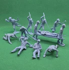 Lot of 13 Marx 1960s Battle of the Blue and Grey Union Toy Civil War Soldiers