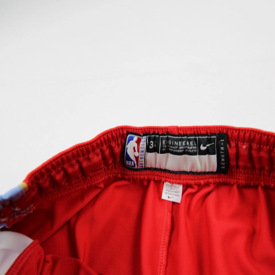 Memphis Grizzlies Nike NBA Authentics Game Shorts Men's Red/White New - Image 4 of 4