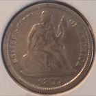 1877‑CC Seated Liberty Dime – Carson City Mint – Circ – Historic U.S.