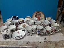Royaly Memorabilia 1977 And Onwards 25 Cups,Bowls,Plate And Money Box Gb24