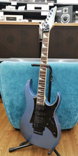 Chitarra elettrica Ibanez RG350R1 tipo Dinky blu con borsa gig usata Giappone
