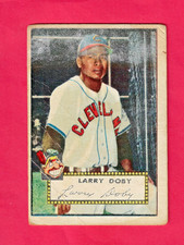 LARRY DOBY 1952 Topps Baseball #243 Cleveland Indians 