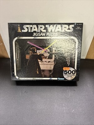 Star Wars 1977 Kenner 500 Pc Puzzle Darth Vader vs Obi-Wan NEW SEALED vintage