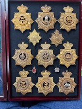 British Regimental Helmet Plate Collection. Rare.
