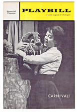 1962 CARNIVAL! Playbill Imperial Theatre Anna Maria Alberghetti Broadway VTG