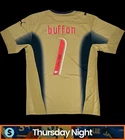 GIGI BUFFON SIGNED AUTO ITALY NATIONAL TEAM SOCCER JERSEY BECKETT BAS STICKER