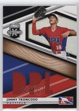 2020 Panini Elite Extra Edition DPL Material Black Jimmy Troncoso #DPM-JT 03rx