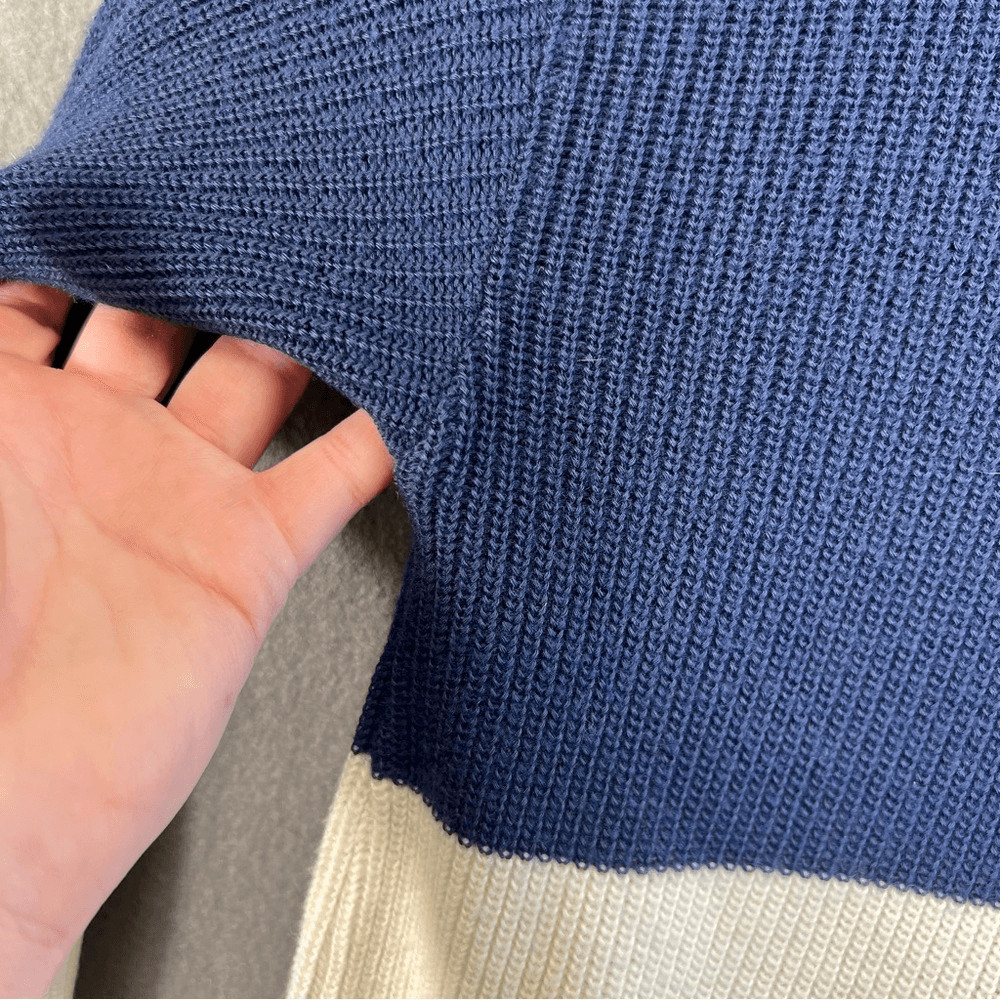 Vintage 1990s Linda Lundstrom Women’s Sz small turtleneck dress wool blend Princ