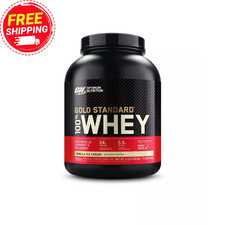 Optimum Nutrition, Gold Standard 100% Whey Protein Powder, 5 lb, Brand New, Auth 15.80 per gallon