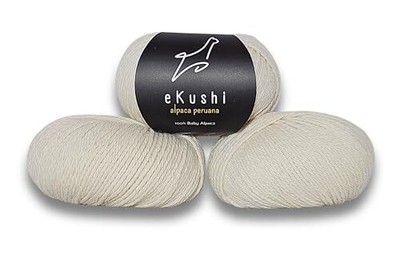 100% Baby Alpaca Yarn for Knitting & Crocheting - Set of 3 Skeins of Premium ...
