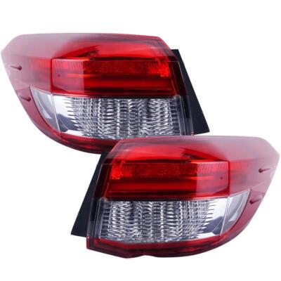Pair LR Tail Light Chrome Lamp For Toyota Yaris Ativ NSP152 2017