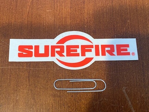 Surefire Vintage Logo Sticker Bundle of 3 Decoration Decals - Picture 4 of 4
