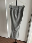 Ann Taylor Loft Woman Gray 100% Wool Lined Pant Dress Slack Trouser Flat Front 8 — photo 3