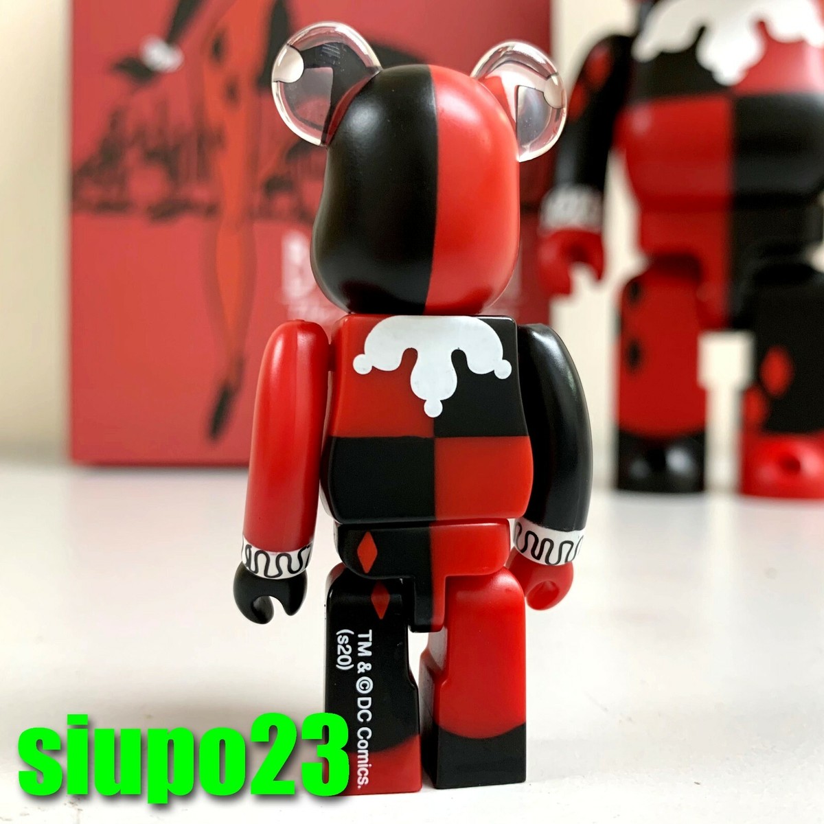 Medicom 400% + 100% Bearbrick ~ Harley Quinn Be@rbrick Batman 