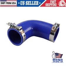 SILICONE RUBBER 90°Elbow Hose W/ Clamps Peterbilt / Kenworth Paccar F04-6006