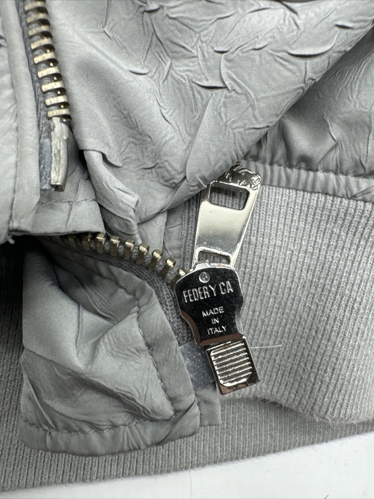 Versace Collection Gray Texture Wind Breaker Jack… - image 7