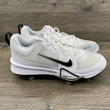 Nike Force Zoom Trout 9 Pro Baseball Cleats Men's Size 8 White FB2907-100