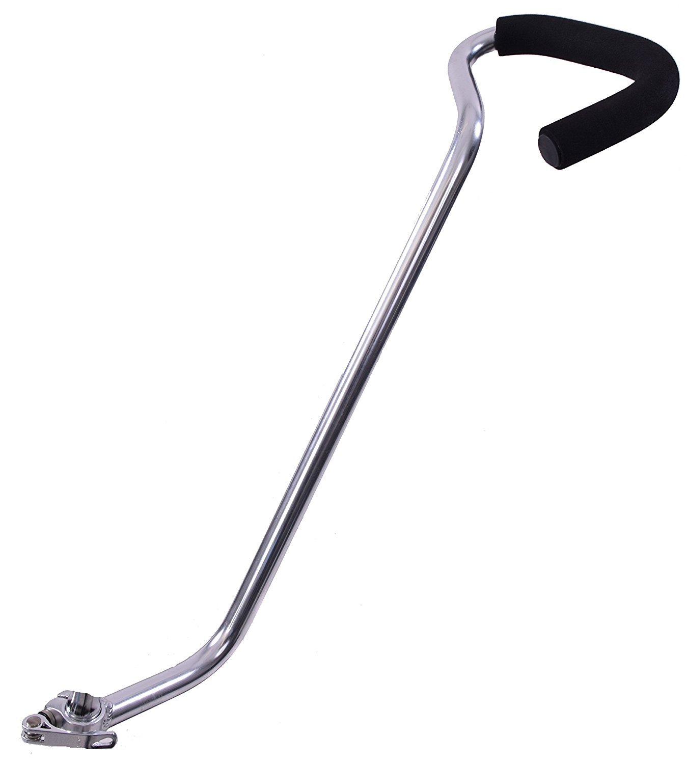 Bike Parent Handle Pole Safety Control Grab Silver Kids Bicycle Alloy