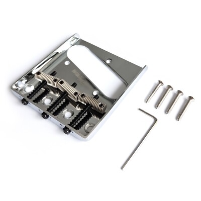 Wilkinson Telecaster Vintage Ashtray Bridge   Threaded Saddles