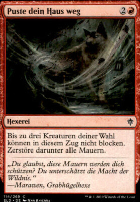 MTG Puste dein Haus weg #114 ELD Dt. Common (B3337)