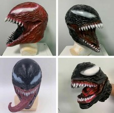 Venom Let There Be Carnage Cosplay Latex Mask Hand Puppet Toy Halloween