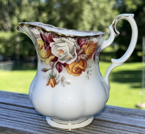 Royal Albert Creamer Lorna Pattern Made In England Vintage