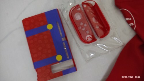 Housse Nintendo Switch Mario Bros rigide avec coque de protection Joy-Con