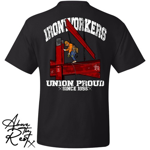 IRONWORKER T-SHIRT | SCHWEISSSER T-SHIRT| BLAUER KRAGEN T-SHIRT| IRONWORKER GEAR | - Bild 1 von 2