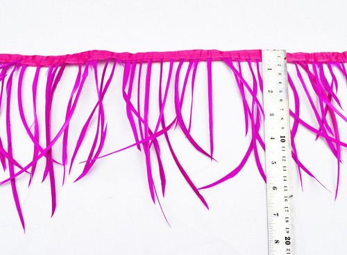 (Yk)Dyed Biots Millinery Goose Feathers Fringe Trim Craft for Fascinator EearRin - Picture 29 of 74