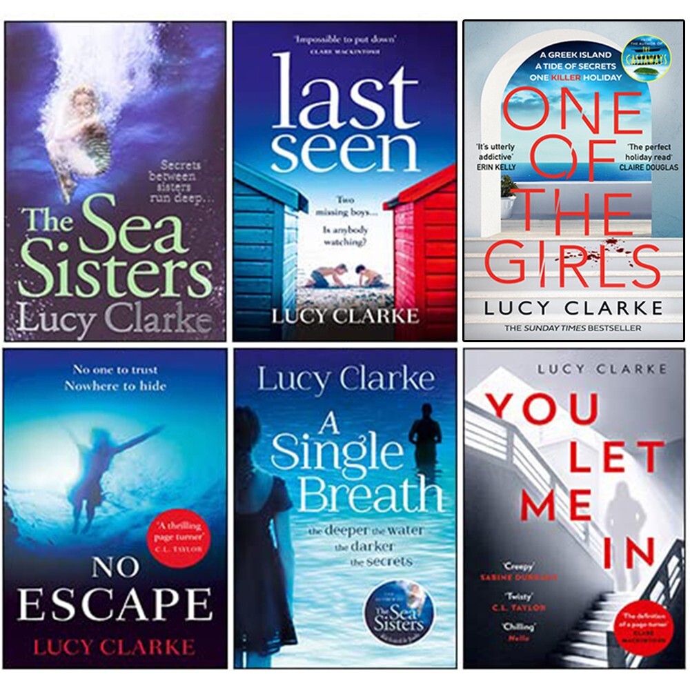 Lucy Clarke 6 Books Collection Set No Escape, A Single Breath, ONE OF THE GIRLS