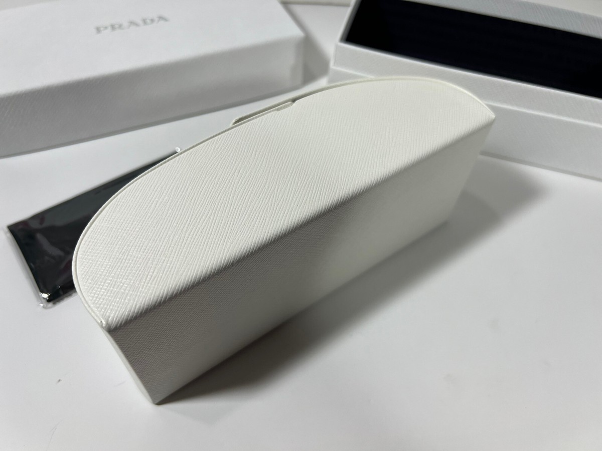Prada Sunglasses Case in White Case Prada Sunglasses Hard Cloth Box Cream Authentic  main image 2