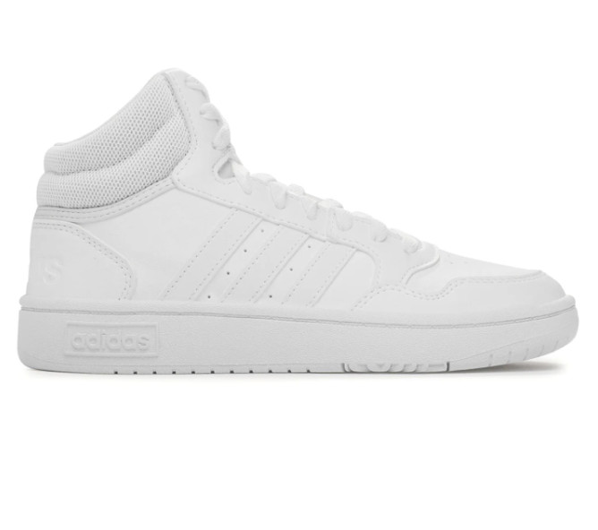 Zapatillas De Mujer Adidas Hoops 3.0 Mid Lifestyle Running GW5457 Blancas