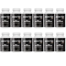 Boosted Pro Male Performance Supplement, Endurance for Men - 12 Bottles