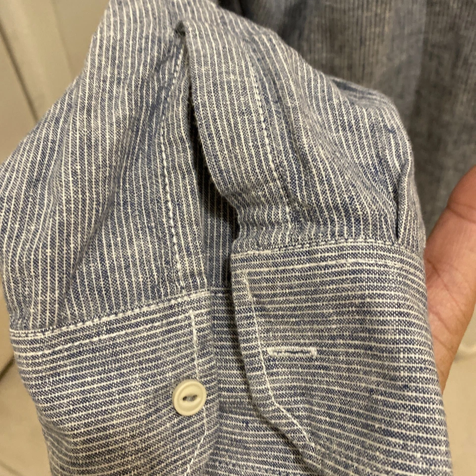 Camisa para mujer CONVERSE One Star manga larga azul talla XL bolsillos Foto 3 de 4