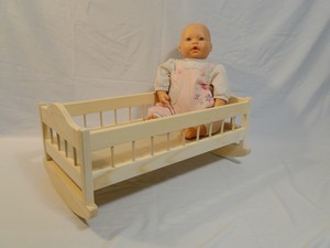 unfinished doll cradle