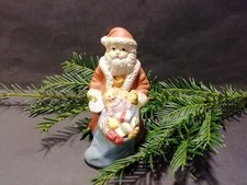Dekofigur Weihnachtsmann Nikolaus Keramik 10,5 cm Weihnachtsdeko