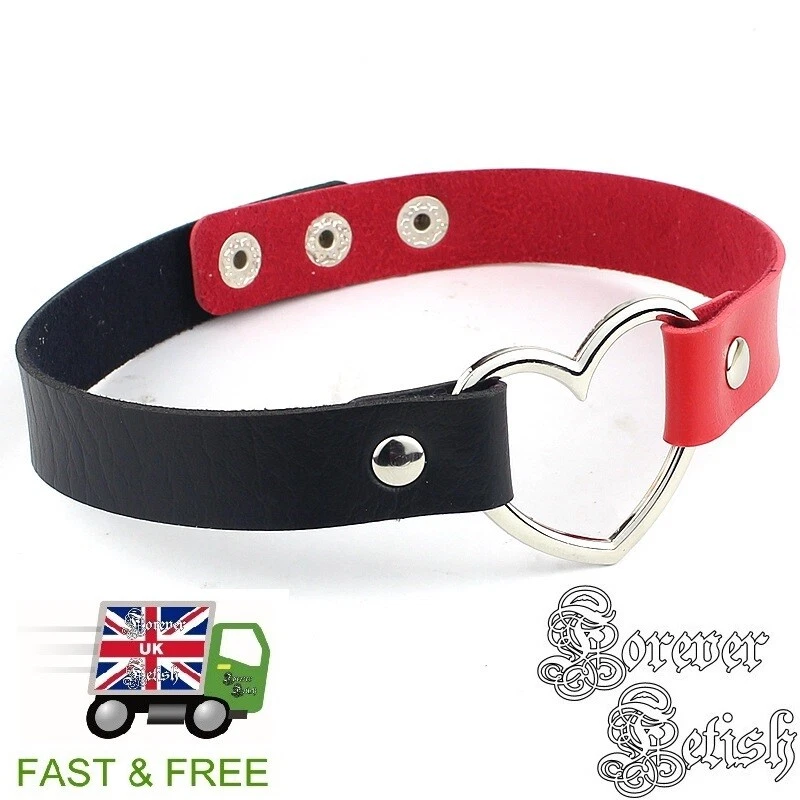 Heart shaped hotsell choker necklace