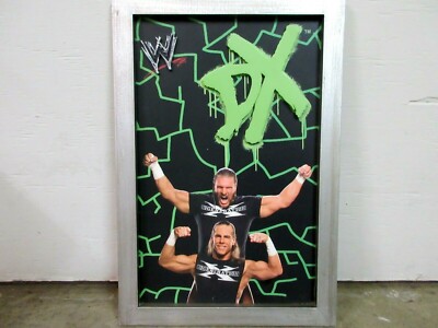 WWE D Generation X Triple H and SHawn Micheal Picture Frame Sliver